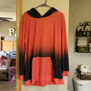 NWOT Black and Red,Light Weight sweatshirt